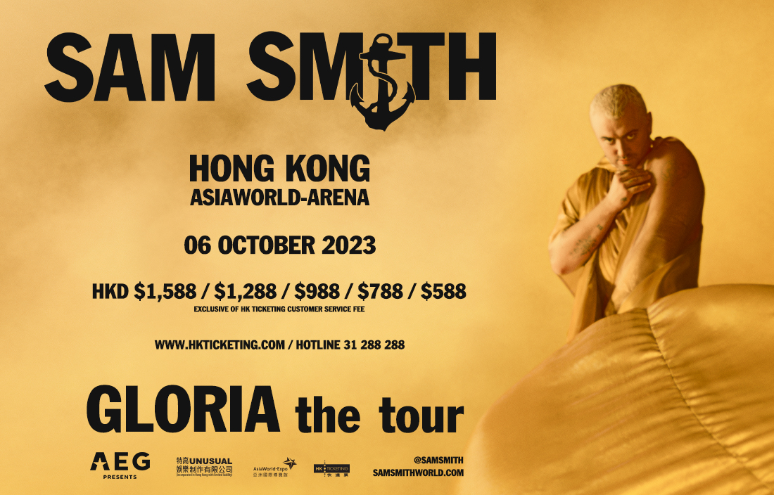 sam smith gloria tour hong kong